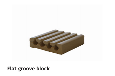 flat groove block